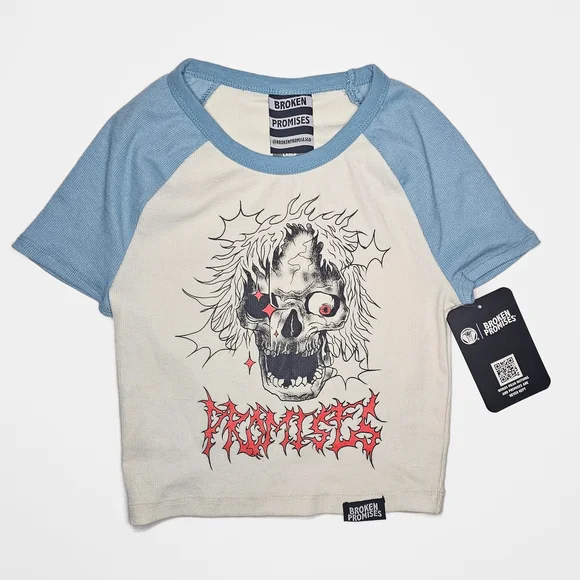 Broken Promises Womens Top Size Large - Picture 2 of 3